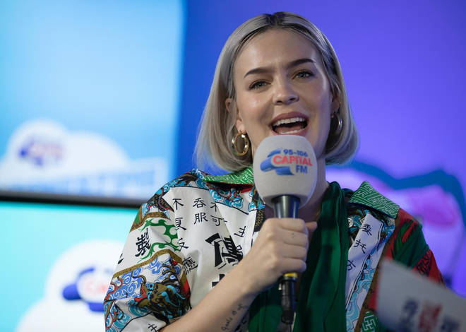 Anne-Marie backstage at Capital’s Summertime Ball 2019