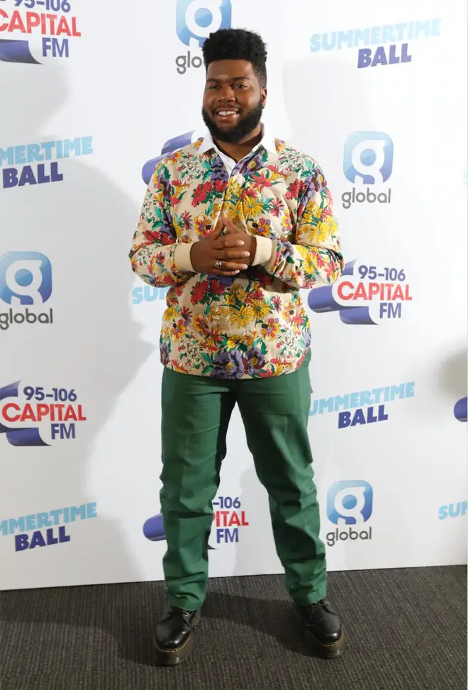 Khalid on the red carpet at Capital’s Summertime Ball 2019