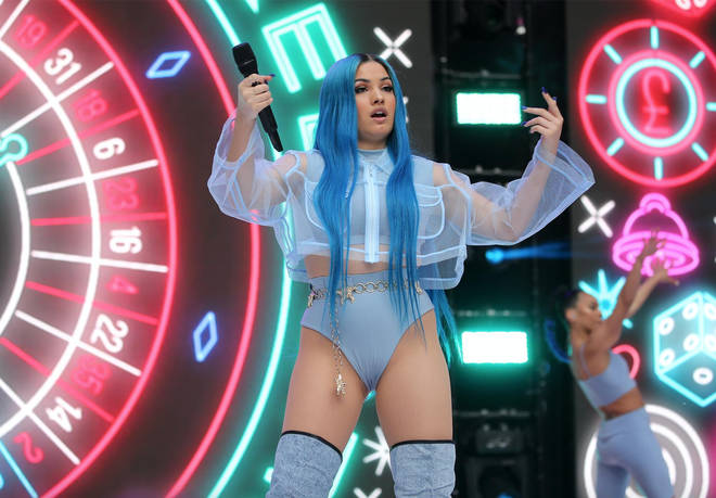 Mabel performing on stage at Capital’s Summertime Ball 2019