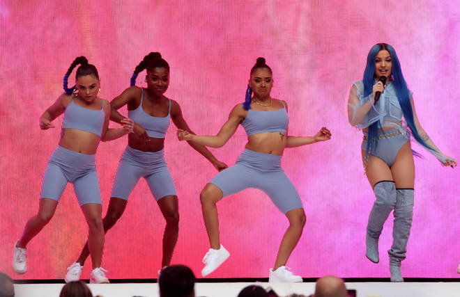Mabel performing on stage at Capital’s Summertime Ball 2019
