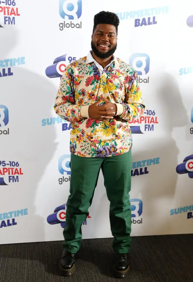 Khalid on the red carpet at Capital’s Summertime Ball 2019