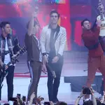 The Jonas Brothers and Busted performed 'Year 3000'