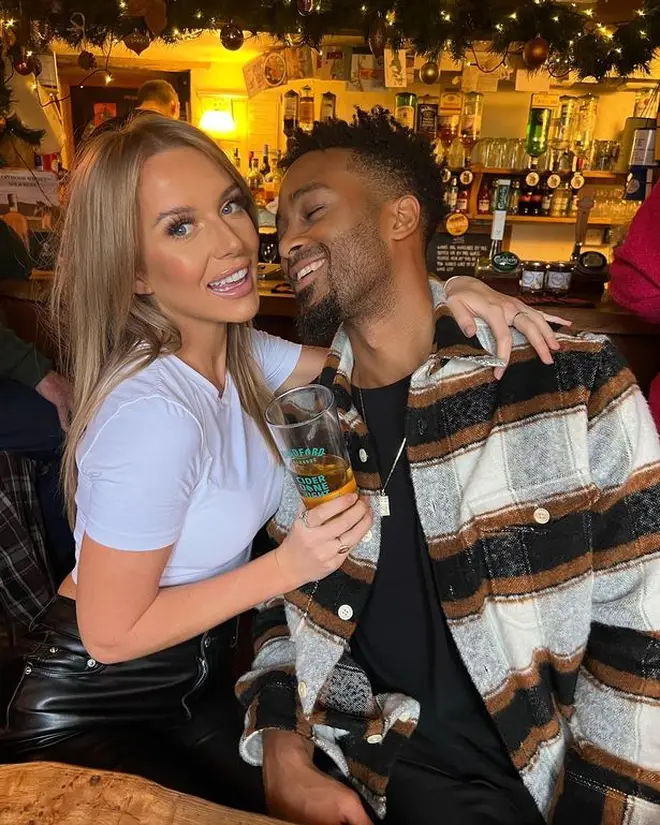 Faye Winter and Teddy Soares met on Love Island 2021