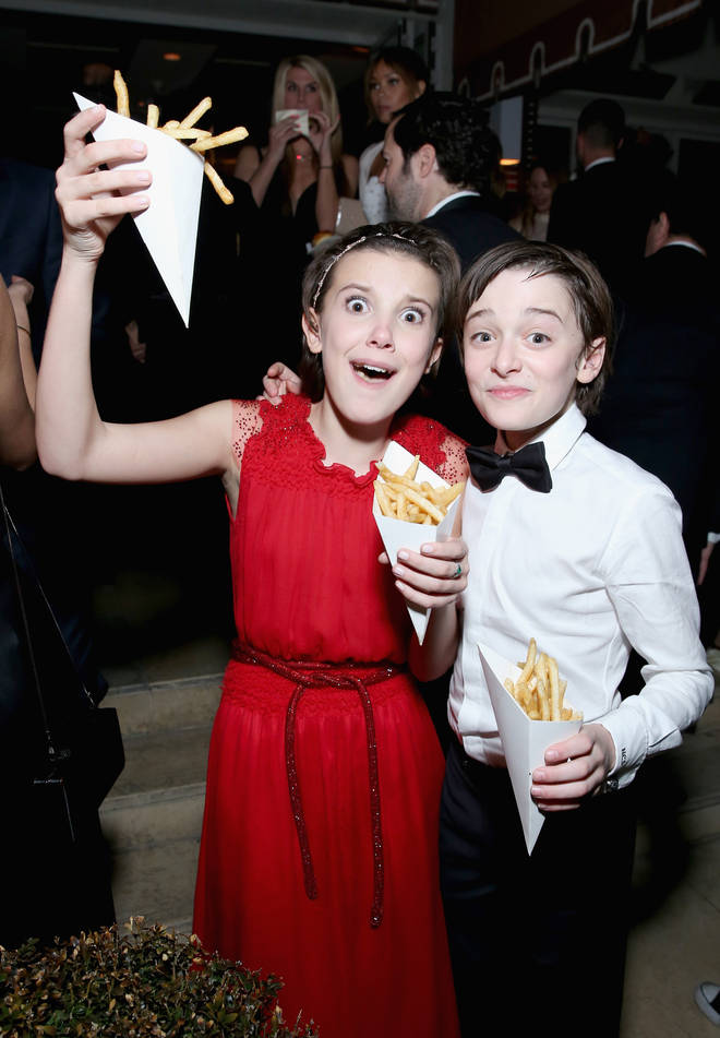 Millie Bobby Brown and Noah Schnapp became best friends on set of Stranger Things