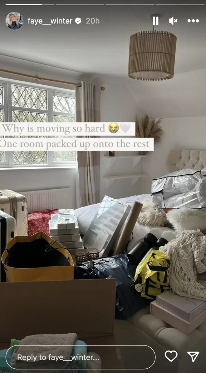 Faye is moving out of the home she shared with Teddy