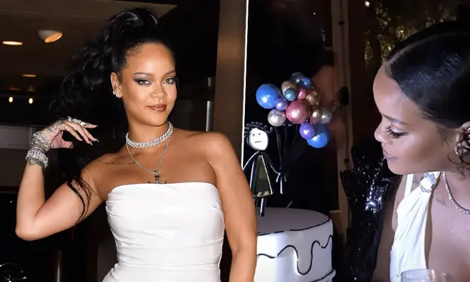 Rihanna celebrated her 35th birthday with A$AP Rocky and her close friends