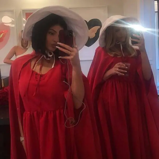 Kylie Jenner Handmaid's Tale party