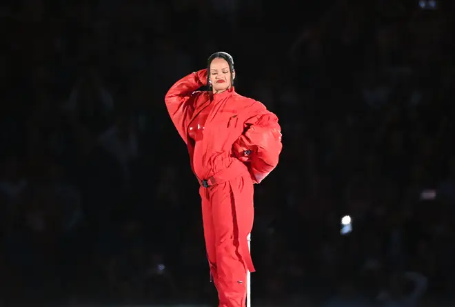 Rihanna announced her second pregnancy at the Super Bowl