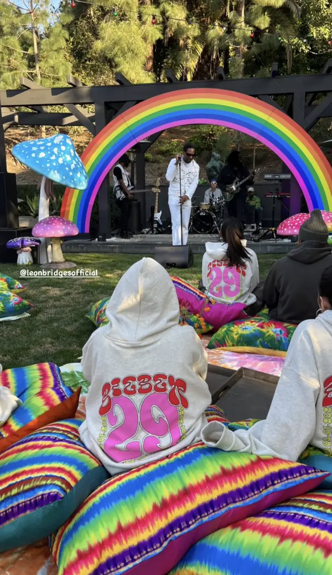 Justin Bieber's party guests were given special hoodies