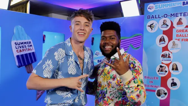 Khalid joined Roman Kemp backstage at Capital's Summertime Ball