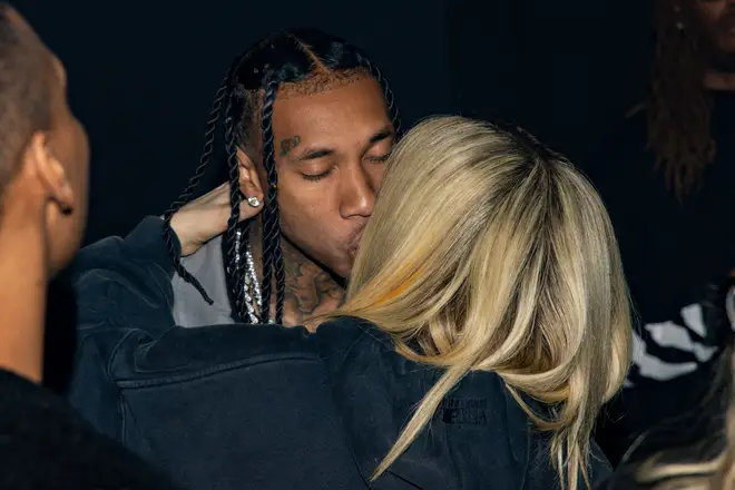 Tyga and Avril Lavigne were spotted kissing at Paris Fashion Week