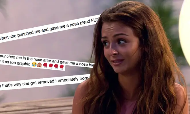 Kady McDermott claimed she was punched in the face during her time on Love Island