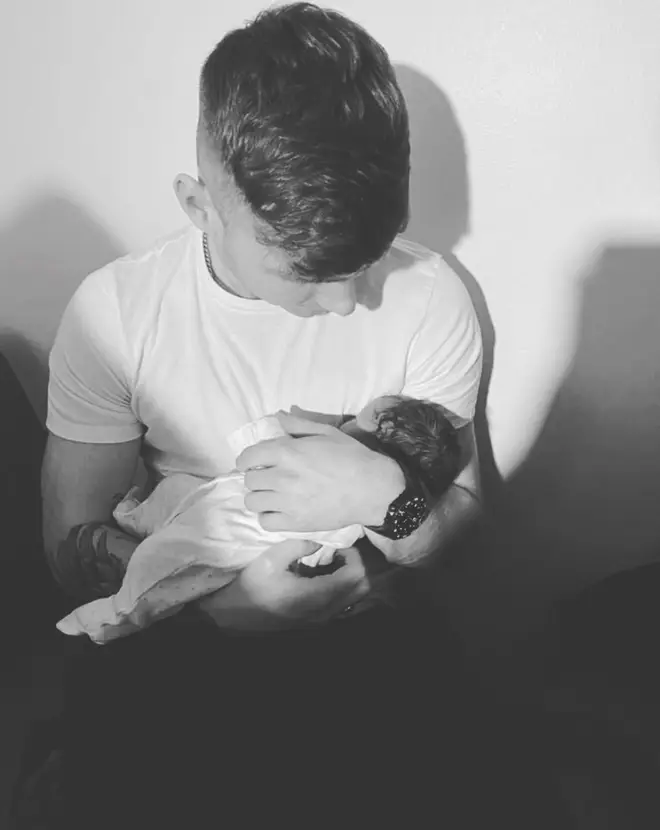 Jack Keating confirmed the birth of his baby girl