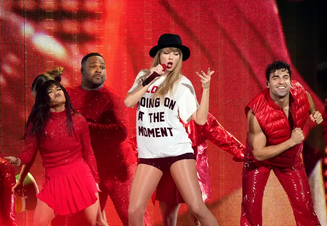 Taylor wore her '22' music video t-shirt