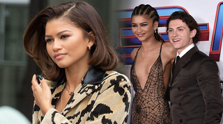 Zendaya was seen wearing a ring engraved with boyfriend Tom Holland's initials