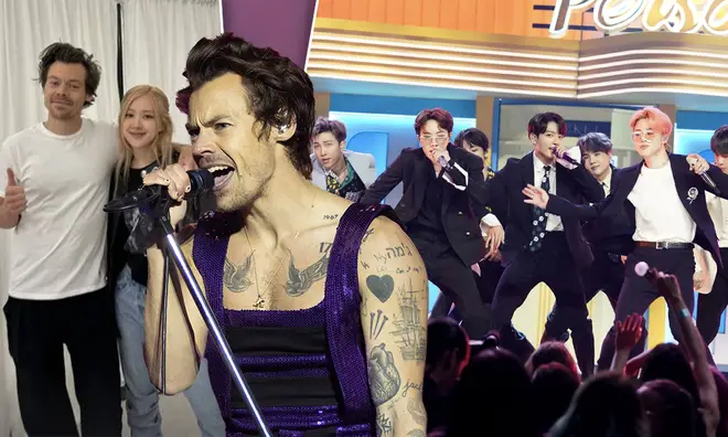 Harry Styles' Seoul concert saw a string of familiar faces in the crowd