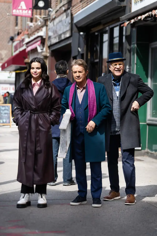Selena Gomez, Martin Short and Steve Martin were pictured filming in New York