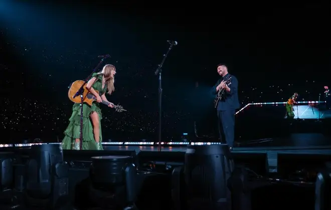 Taylor brought out Marcus Mumford as her first special guest