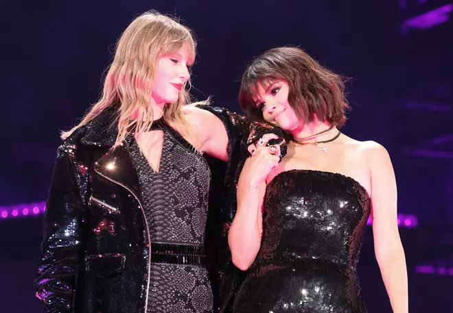 Taylor Swift and Selena Gomez have been friends for years (pictured at the Reputation Stadium Tour in 2018)
