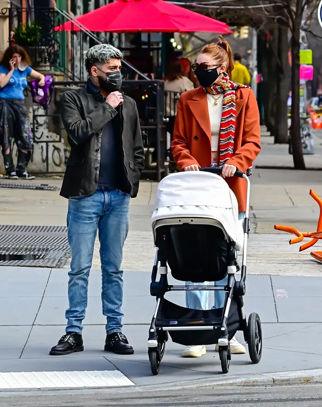 Zayn Malik and Gigi Hadid with their daughter Khai