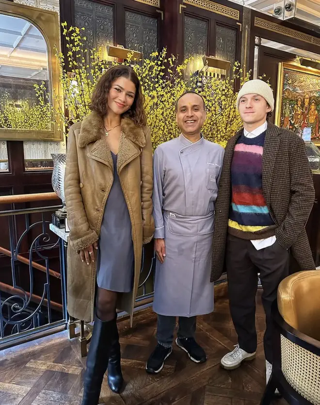 Zendaya and Tom Holland dined at a Mayfair restaurant in London