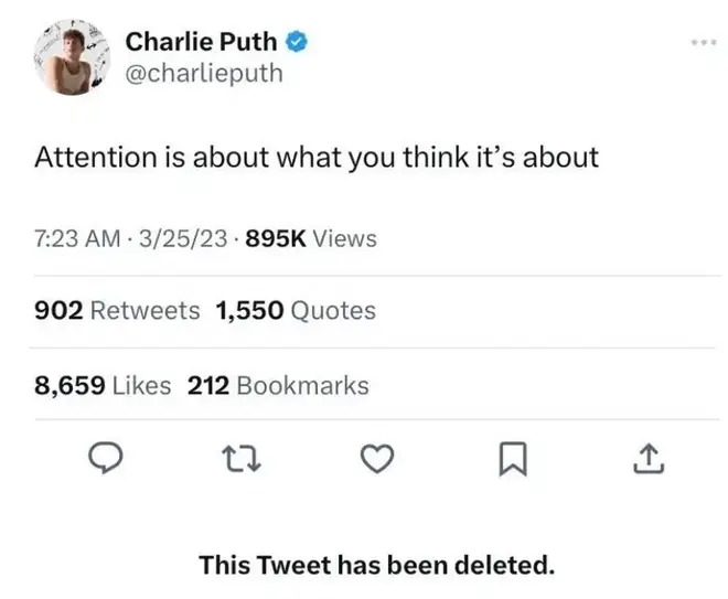 Charlie Puth appears to confirm 'Attention' is about Selena Gomez