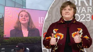 Lewis Capaldi's billboard was not what we were expecting...