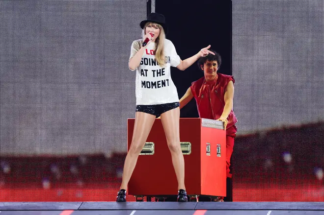 Taylor has worn the t-shirt three times