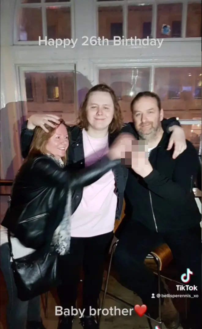 Lewis Capaldi has a close relationship with his parents Carole and Mark