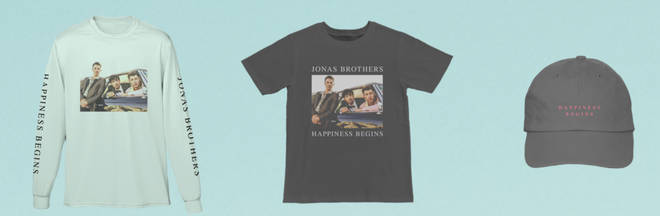 Jonas Brothers release new merchandise.