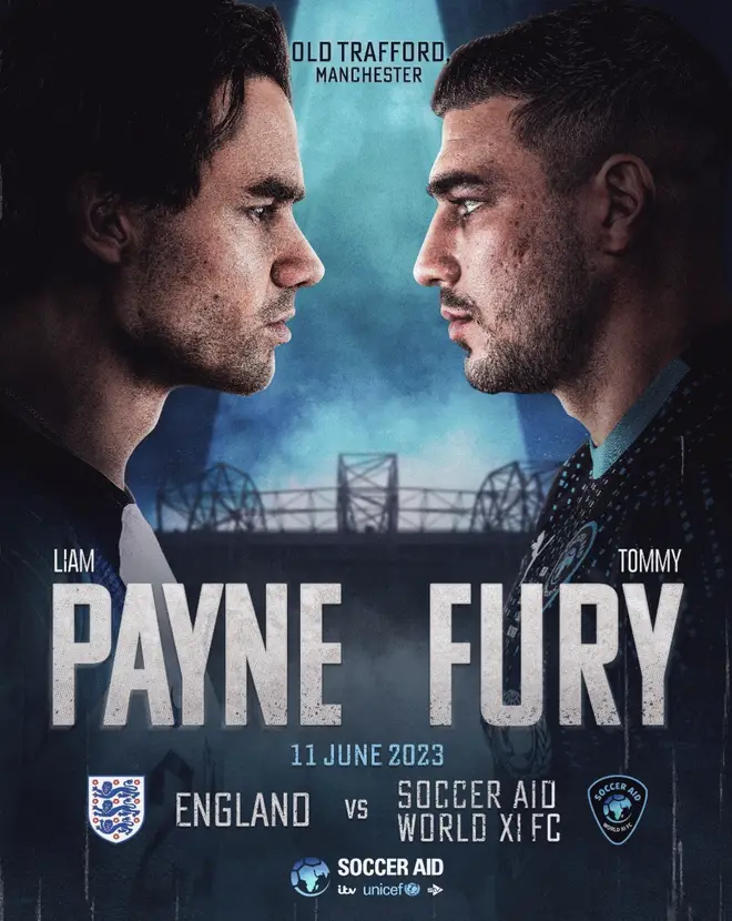 Tommy Fury and Liam Payne will be joining the Soccer Aid 2023 line-up