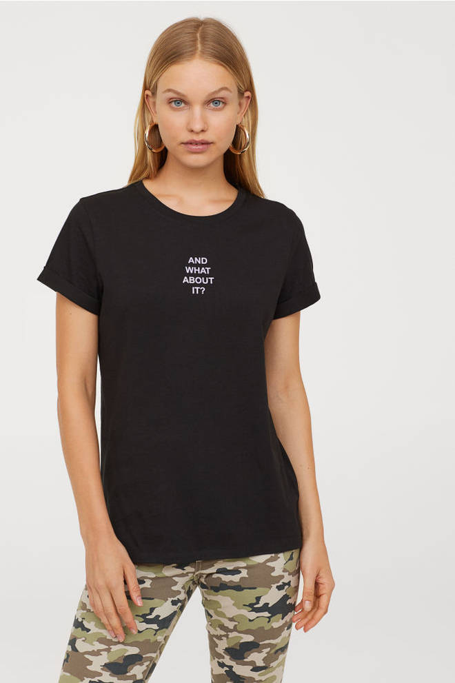 There's also a plain black tee with Ariana's iconic saying on the front