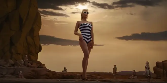She wore the iconic 1959 swimsuit