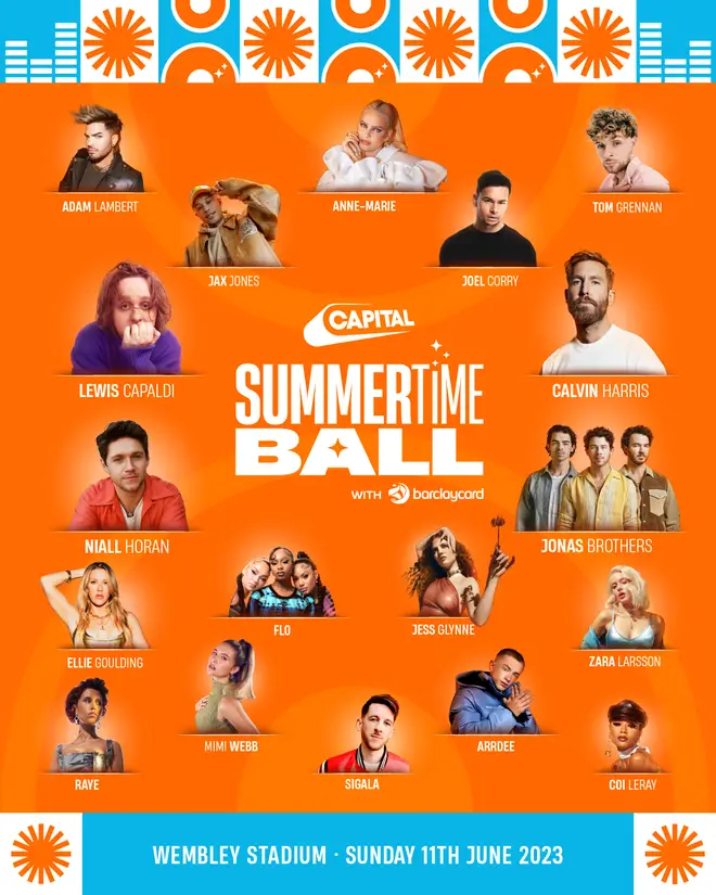 Capital's Summertime Ball 2023 line-up