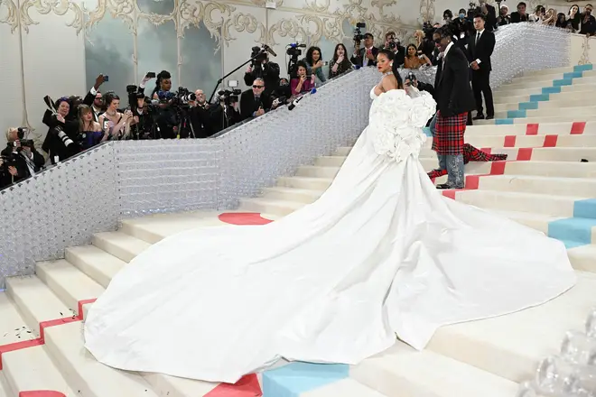 Rihanna and A$AP Rocky at the Met Gala 2023