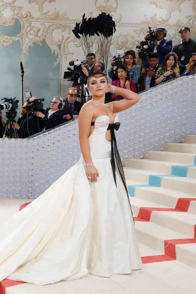 Florence Pugh attended the 2023 Met Gala