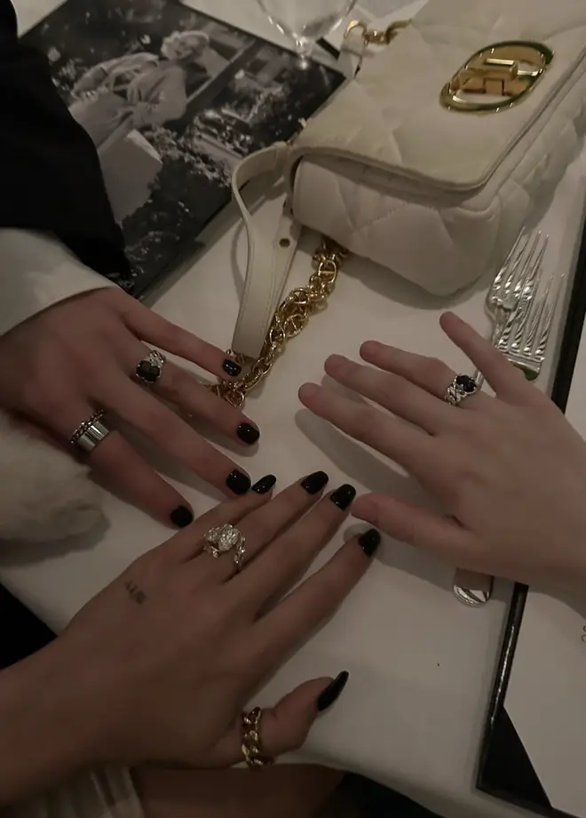 Francesca Farago got matching rings for Jesse and his son Arlo