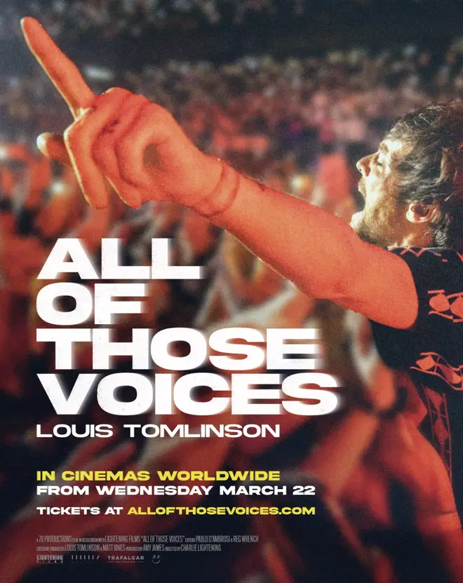 Louis Tomlinson's 'All Of Those Voices' documentary dropped in cinemas on March 22