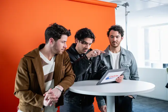 The Jonas Brothers reflected on their 'Burnin' Up' music video