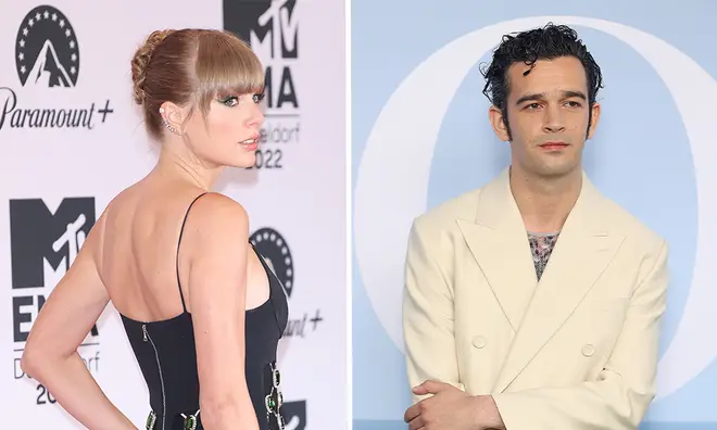 Taylor Swift and Matty Healy held hands