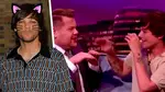 Louis Tomlinson pretended to be a cat with James Corden