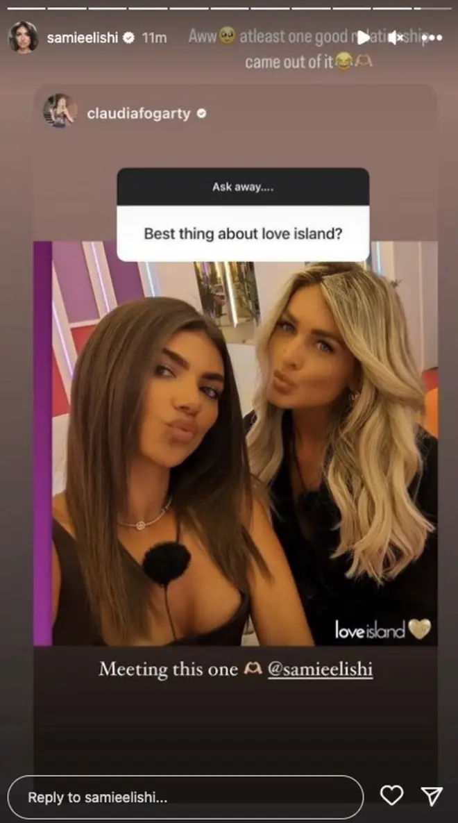 Fans think Love Island's Samie subtly shaded Tom in a new post