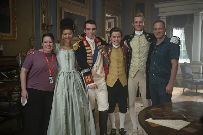 The Queen Charlotte cast became close on set