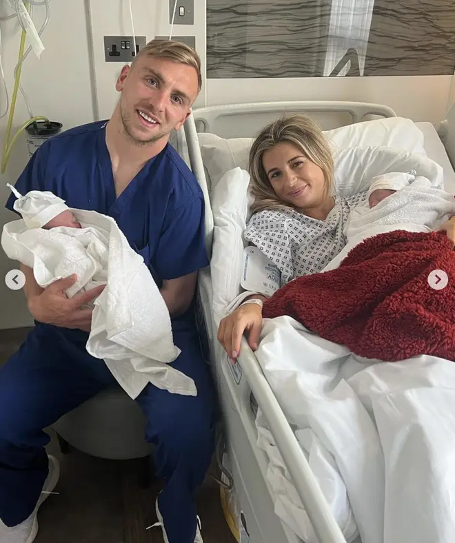 Dani Dyer and Jarrod Bowen welcomed their twin girls last week