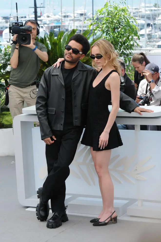 The Weeknd and Lily-Rose Depp at Cannes Film Festival
