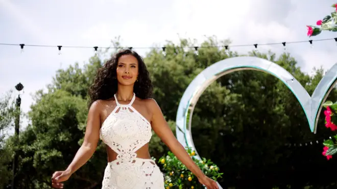 Maya Jama's white crochet dress had fans obsessed