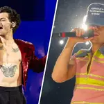 Harry Styles had a One Direction moment