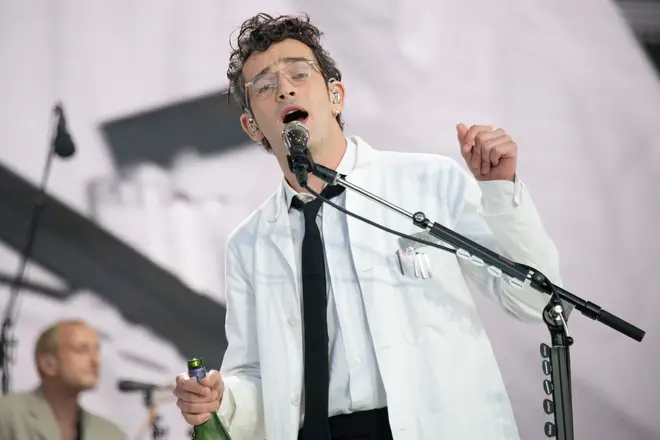 Matty Healy gave fans an update mid-concert