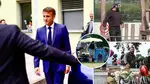 President Macron visited the hospital on Friday