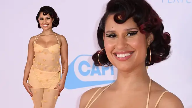 Raye hits the red carpet for Capital STB